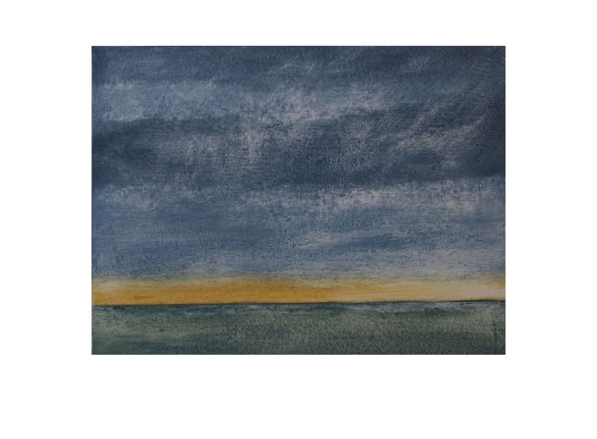 Horizon Scenes - Channel Suite #5 by Claudia De Grandi  Image: Created from my watercolour studies of the English Channel, East Sussex view.