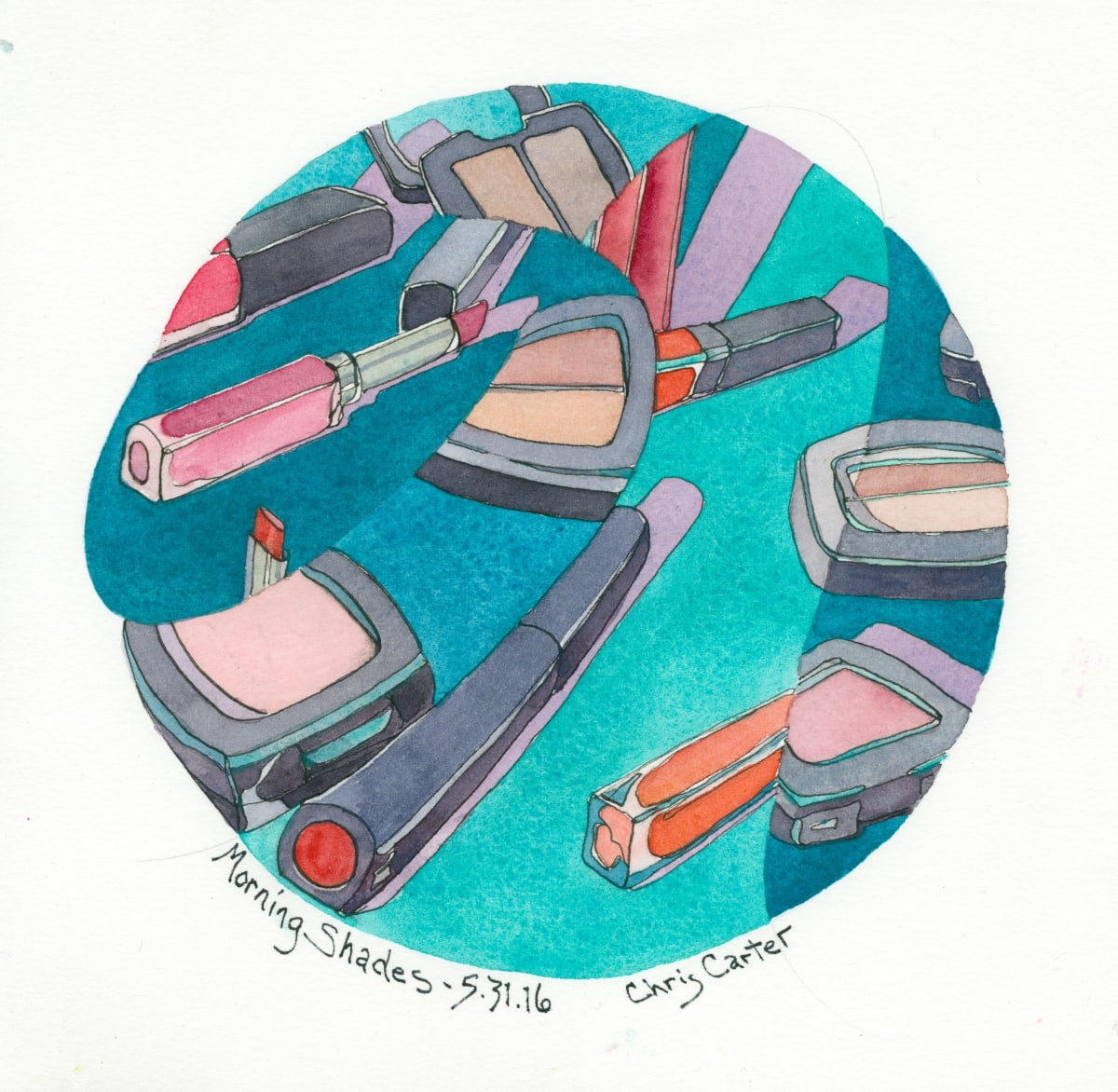 Cosmetics - Dala Art by Chris Carter  Image: Cosmetics - Dala Art