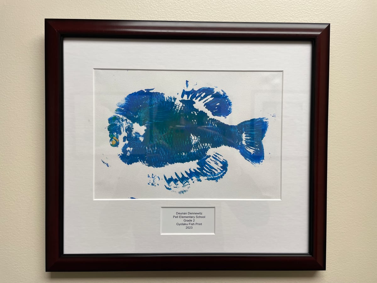 Gyotaku Fish Print by The Gift of Art Collection 