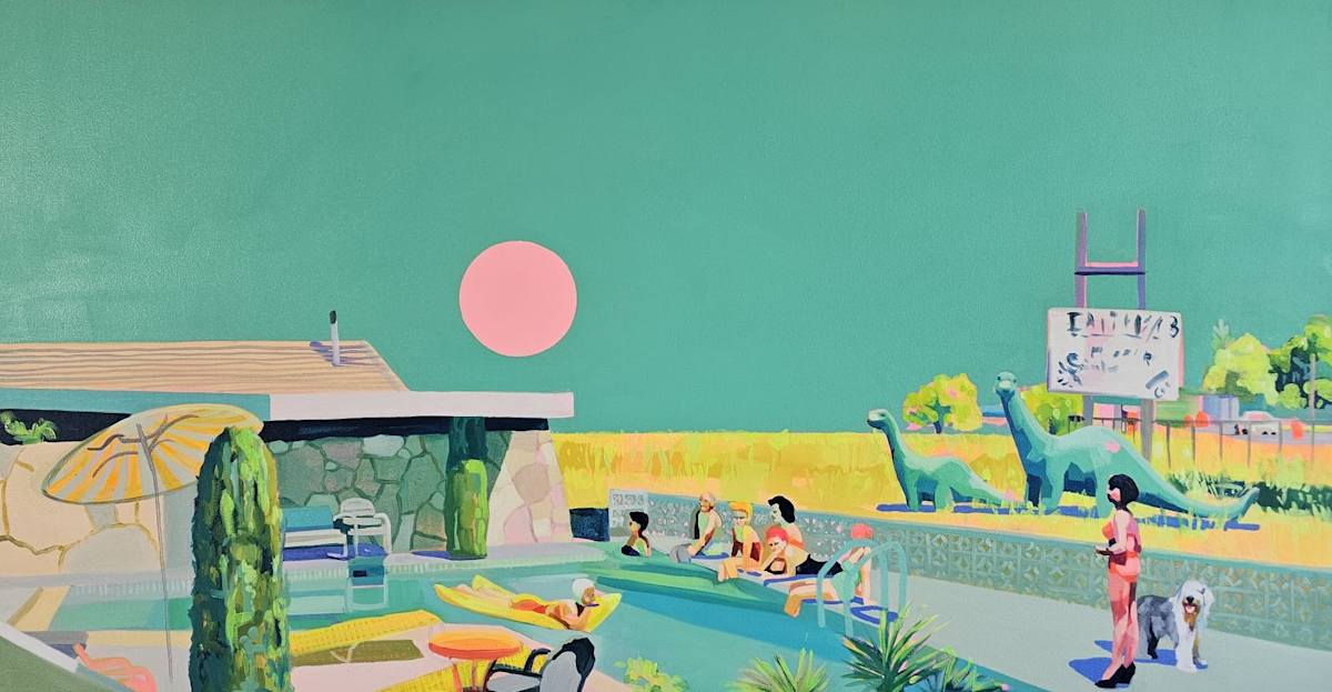Ruth Mulvie, Dinosaur Highway by Da Silva Gallery / GALLERyLABS 