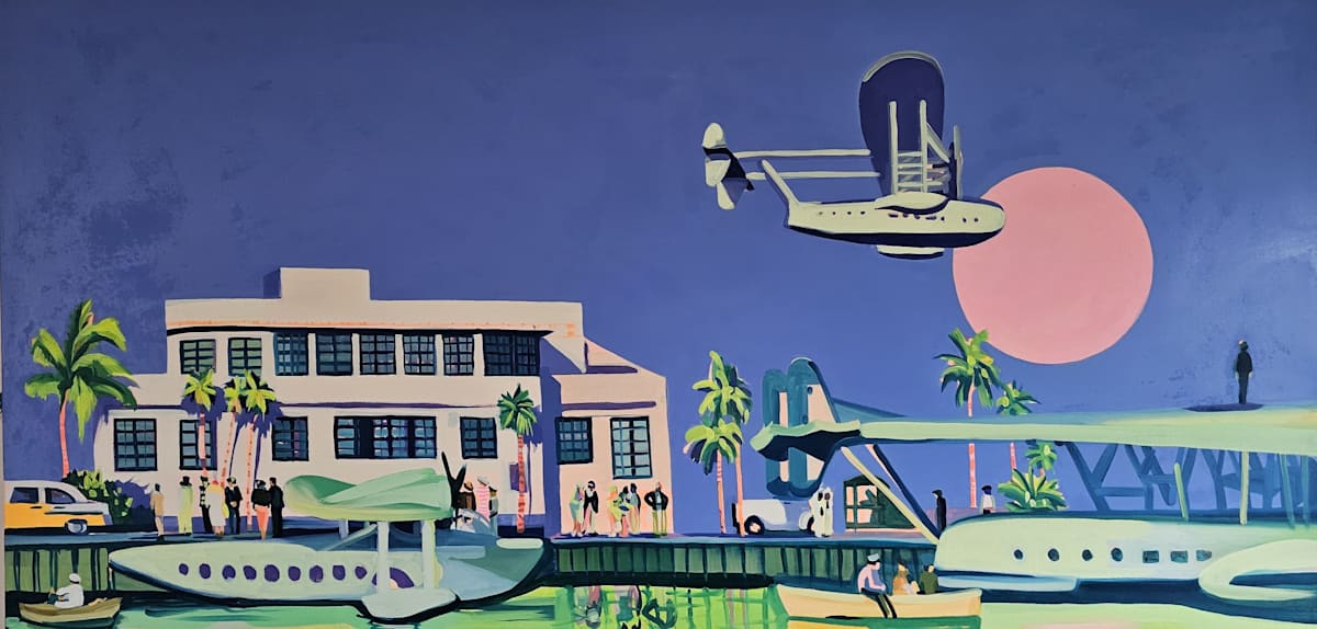 Ruth Mulvie, Sea Planes by Da Silva Gallery / GALLERyLABS 