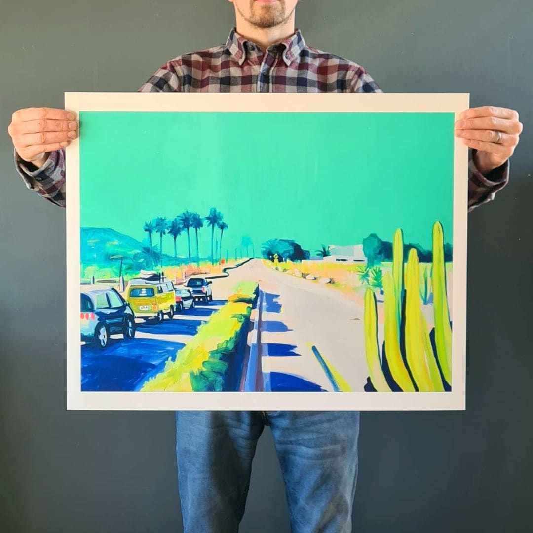 Ruth Mulvie "Surfing Point" by Da Silva Gallery/Gallerylabs 
