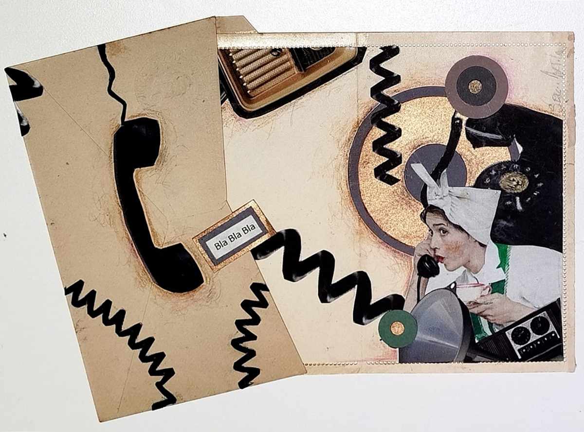 Sergio Artola, Bla bla bla by Da Silva Gallery / GALLERyLABS  Image: Bla bla bla, 15 x 17.5 cm
