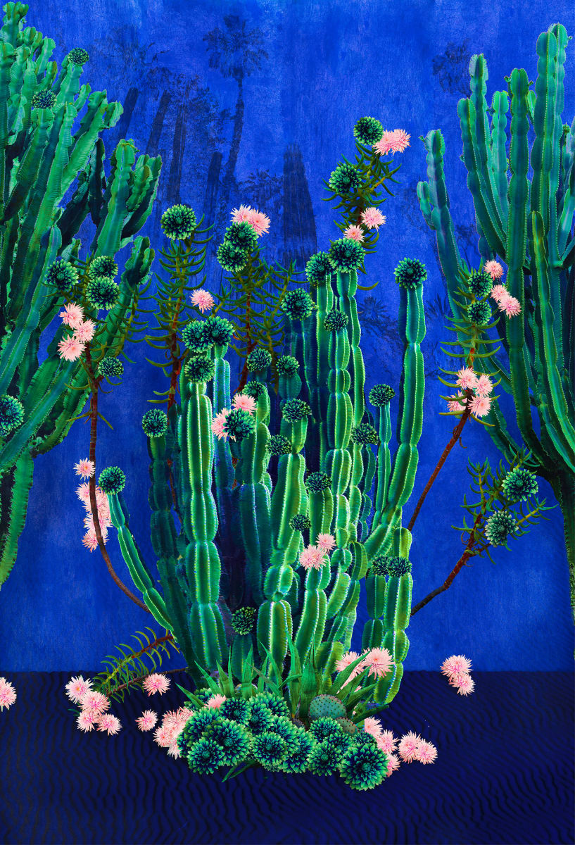 Nadia Attura "Cactus Majorelle" by Da Silva Gallery/Gallerylabs, Image 12.