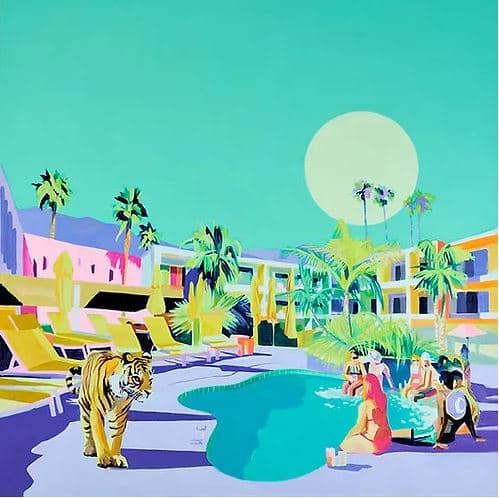 Ruth Mulvie "Desert Flower" by Da Silva Gallery/Gallerylabs 