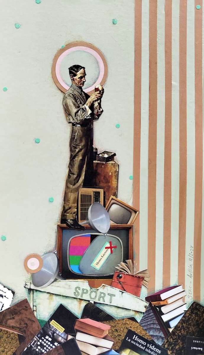 Sergio Artola, Cauce Correcto by Da Silva Gallery / GALLERyLABS  Image: Cauce Correcto (Correct Channel) 60.5 x 40.5 cm