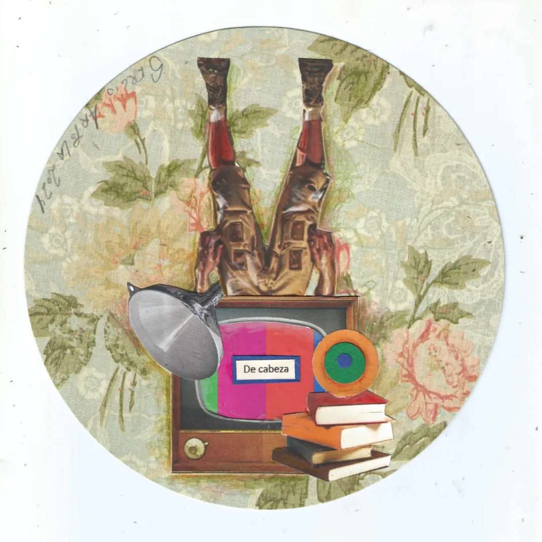 Sergio Artola, De Cabeza by Da Silva Gallery / GALLERyLABS  Image: De Cabeza (Headlong) 28.5 x 28.5 cm