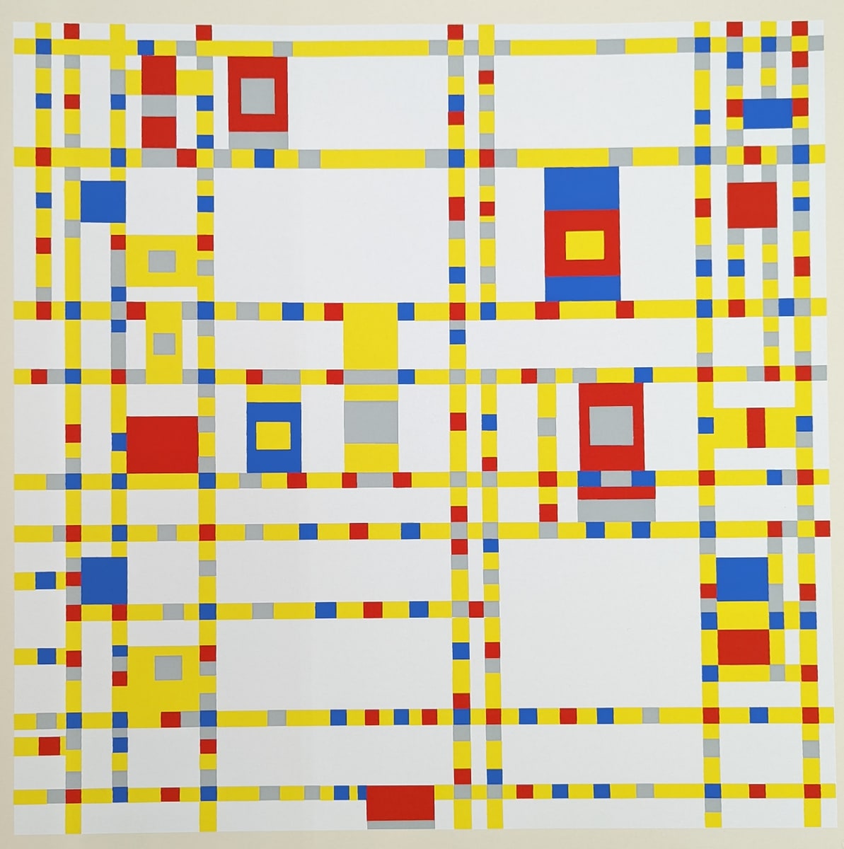 Piet Mondrian Ten works: Portfolio. A Portfolio of 10 Paintings 1967  # 124 by Da Silva Gallery / GALLERyLABS 