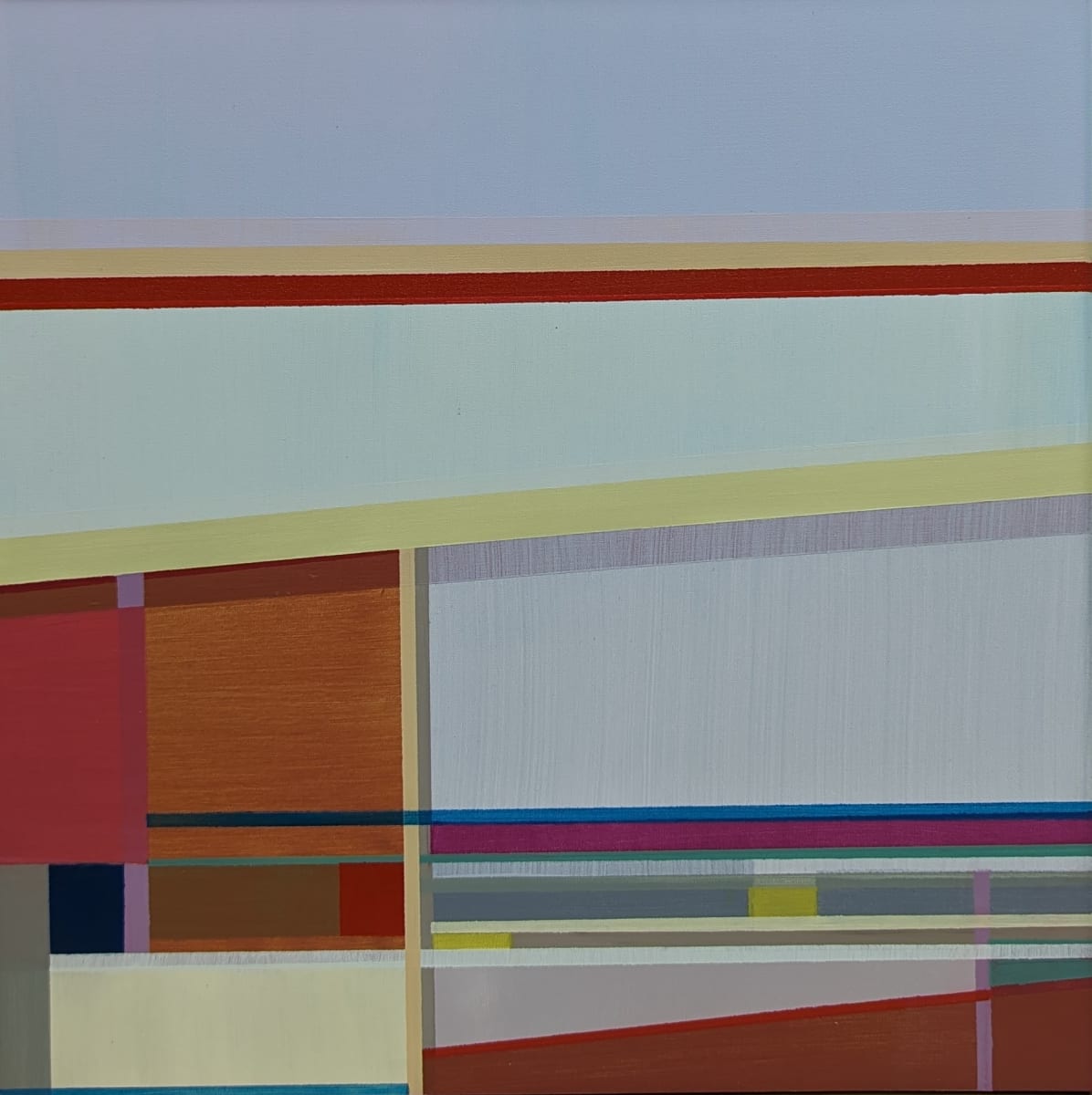 Ratner Shilo, Buildind Field Sunrise by Da Silva Gallery/Gallerylabs 