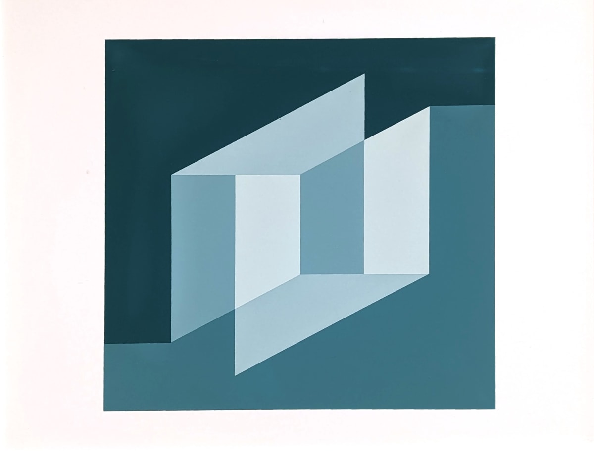 Josef Albers, Portfolio II/Folder XXV/Image A by Da Silva Gallery/Gallerylabs  Image: Series "Formulation: Articulation"