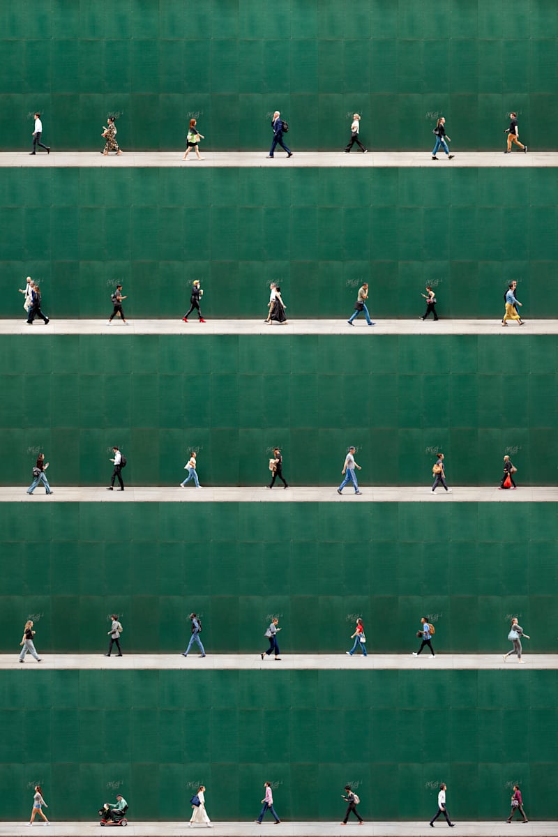 Xan Padron, Time Lapse. 5th ave NYC by Da Silva Gallery / GALLERyLABS, Image 3.