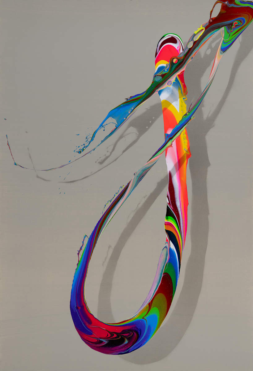 Alex Voinea, # 1491 Acrylic on Paper by Da Silva Gallery / GALLERyLABS, Image 2.