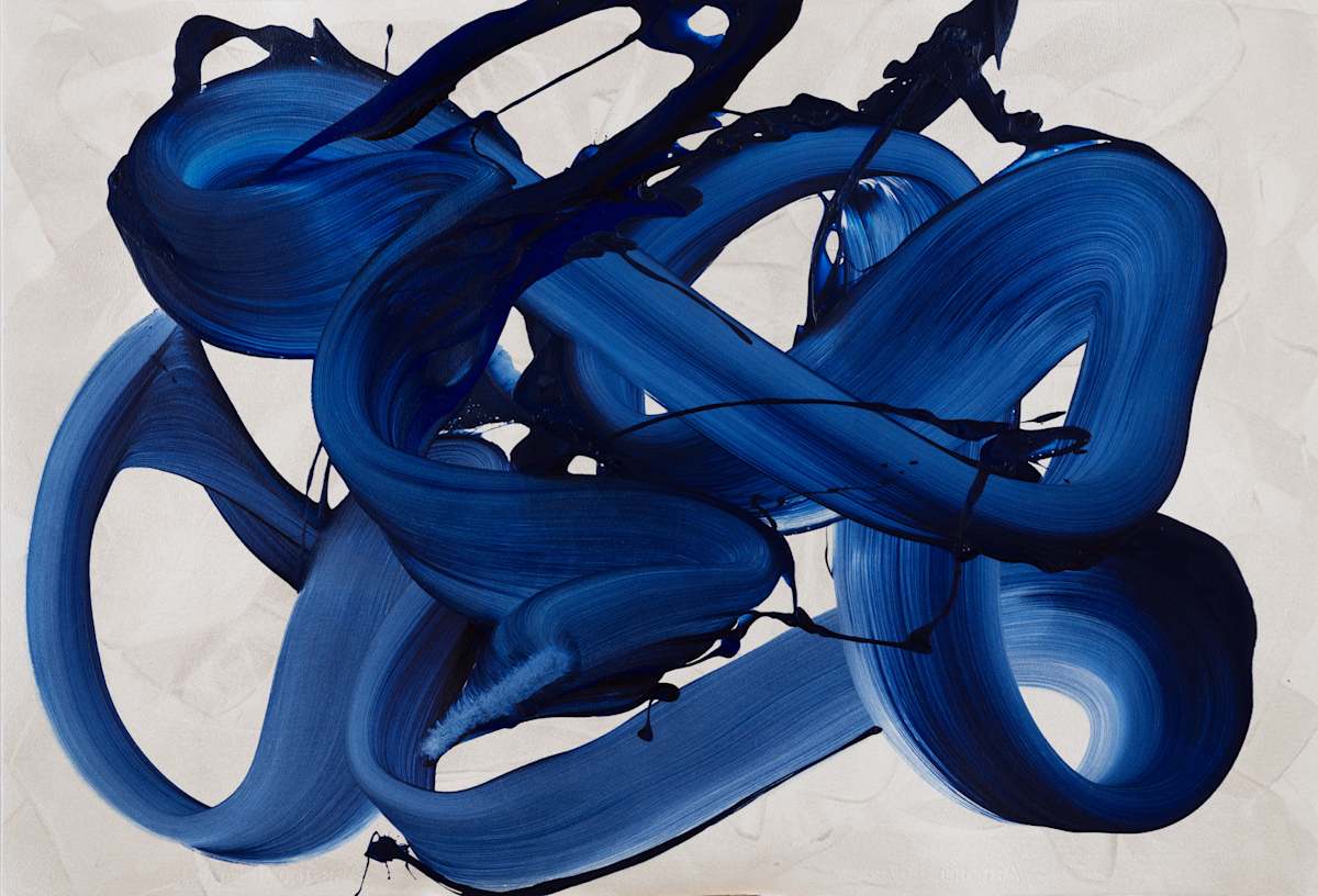 Alex Voinea, # 1598 Acrylic on Paper by Da Silva Gallery / GALLERyLABS, Image 3.