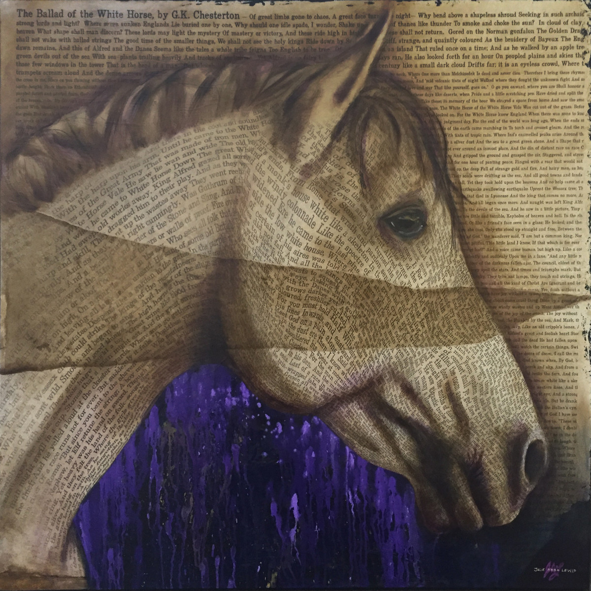 Ballad of the White Horse by Julie Anna Lewis 