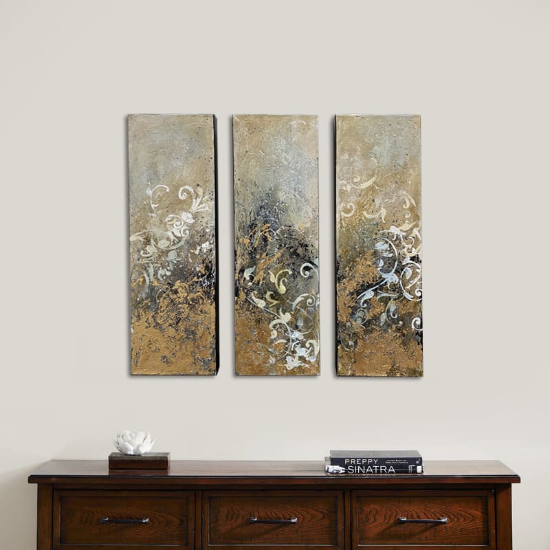 Rococo Triptych by Julie Anna Lewis 