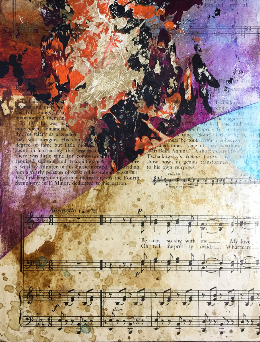 Tchaikovsky study by Julie Anna Lewis, Image 1.