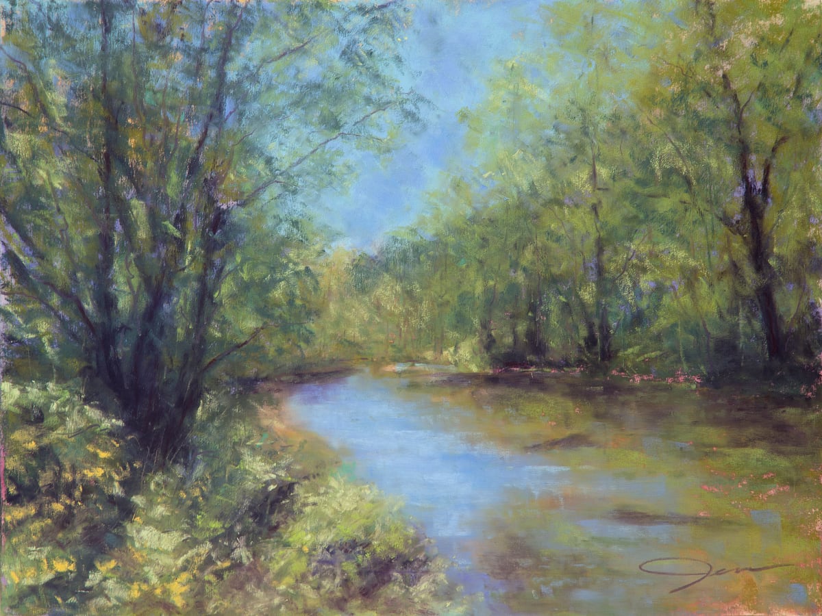 Spring Creek at Fisherman's Paradise by Jennifer Shuey 