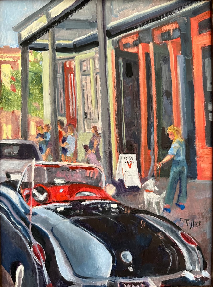 Corvette Out Front by susan tyler  Image: I walked out of the Gallery and found that beautiful corvette!