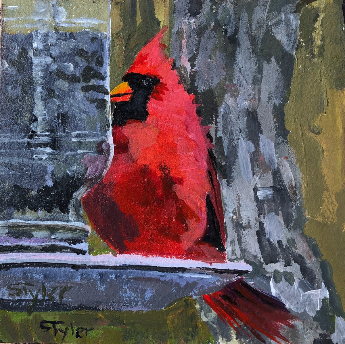 Cardinal Series by susan tyler  Image: One of the many Cardinals on Cuvee