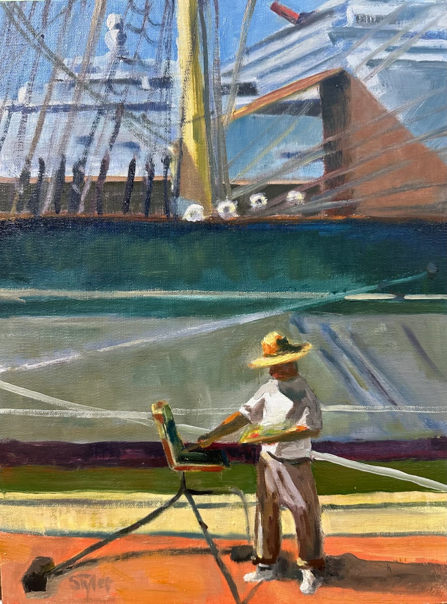 Lawrence by susan tyler  Image: Plein Air painting