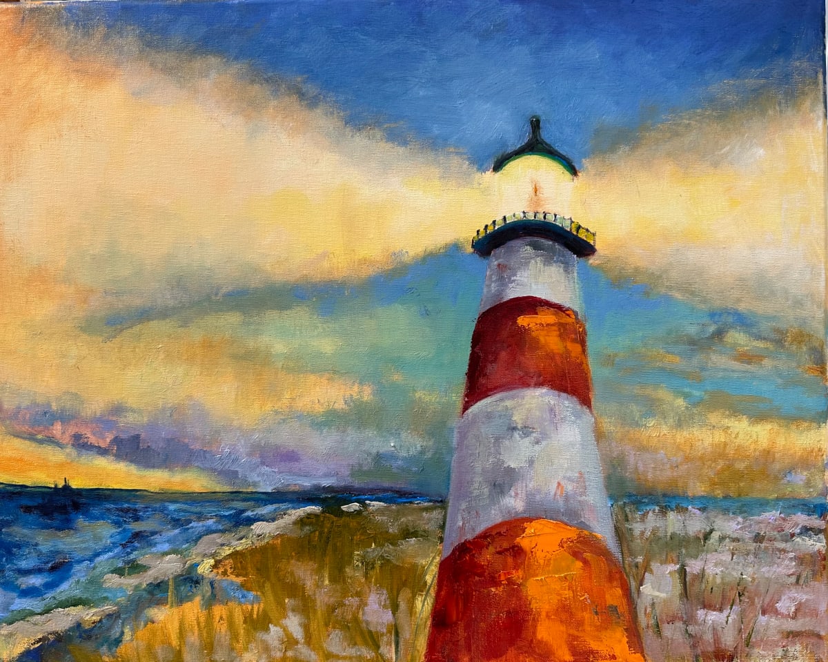 1888- by susan tyler  Image: Back in the day imagened when the Bolivar lighthouse was a beaken of  safety. 