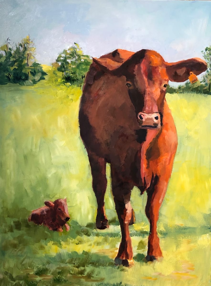 Momma by susan tyler  Image: The Buffalo Girls Momma Cow and Babe