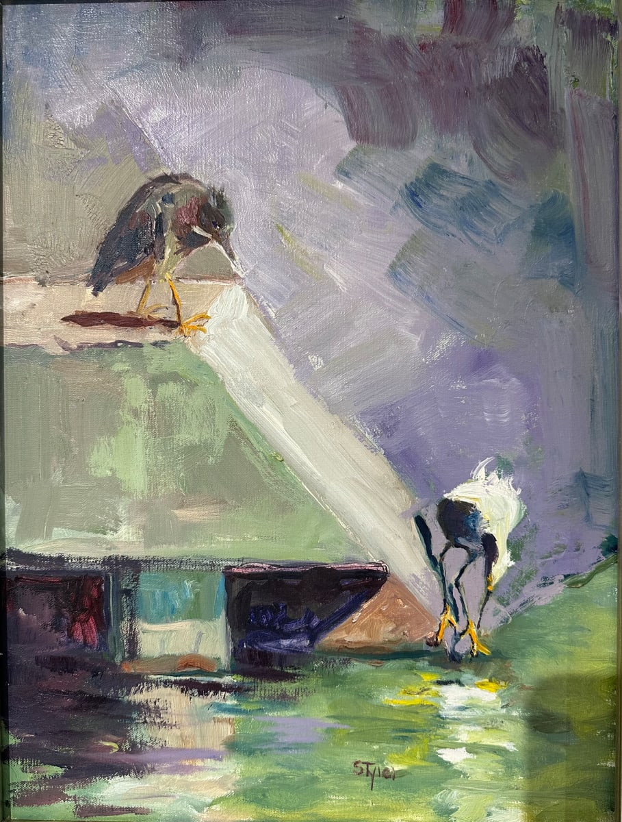 Fishing Buddies by susan tyler  Image: Caught this image over on Bolivar