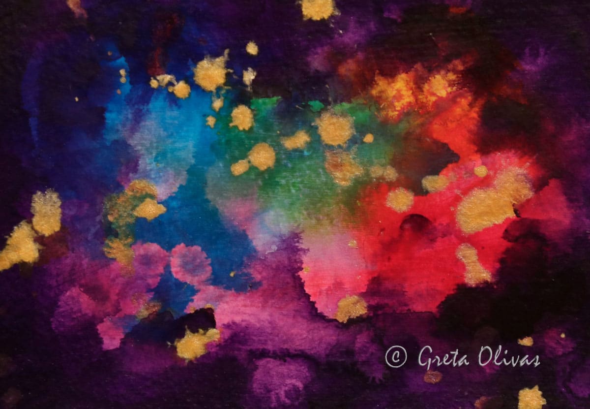 Happy Cosmos #11- framed by Greta Olivas, Image 1.