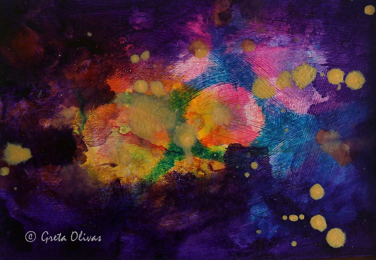 Happy Cosmos #18 by Greta Olivas 