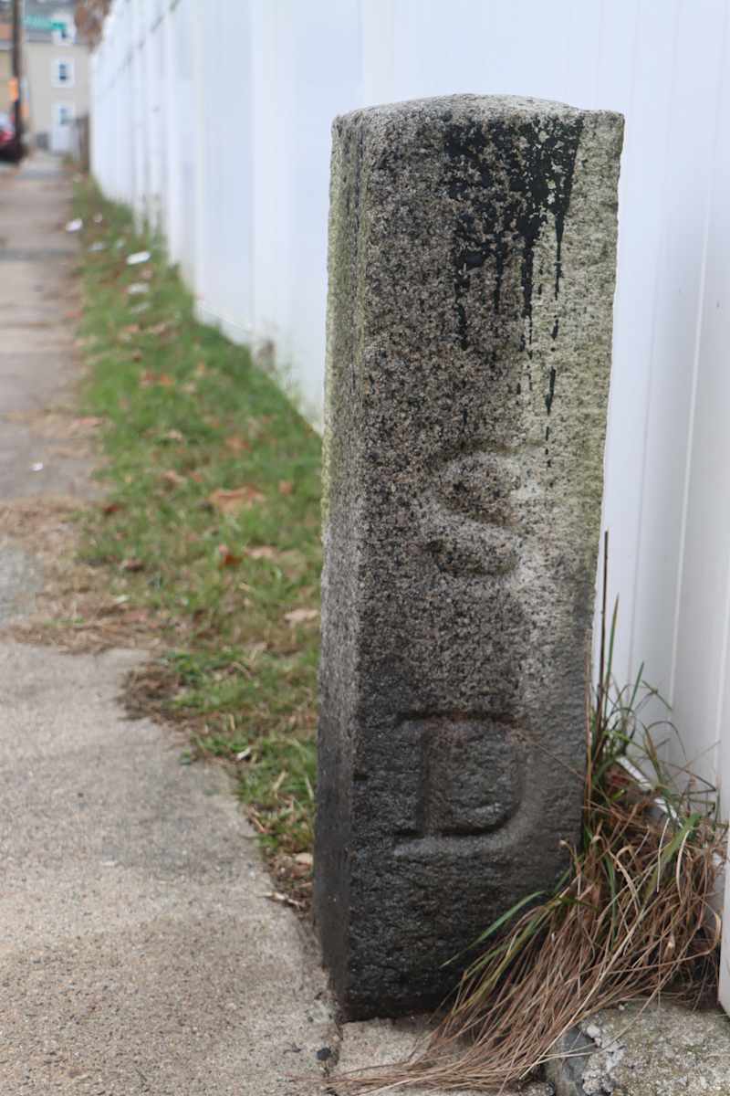 Salem - South Danvers Boundary Marker, Image 1.