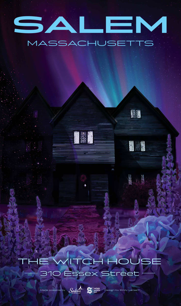 South Harbor Garage Poster Series: The Witch House by Emily Larsen 