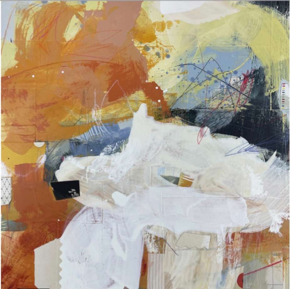 Apricot & Midnight Blue by Megan Woodard Johnson, Image 1.