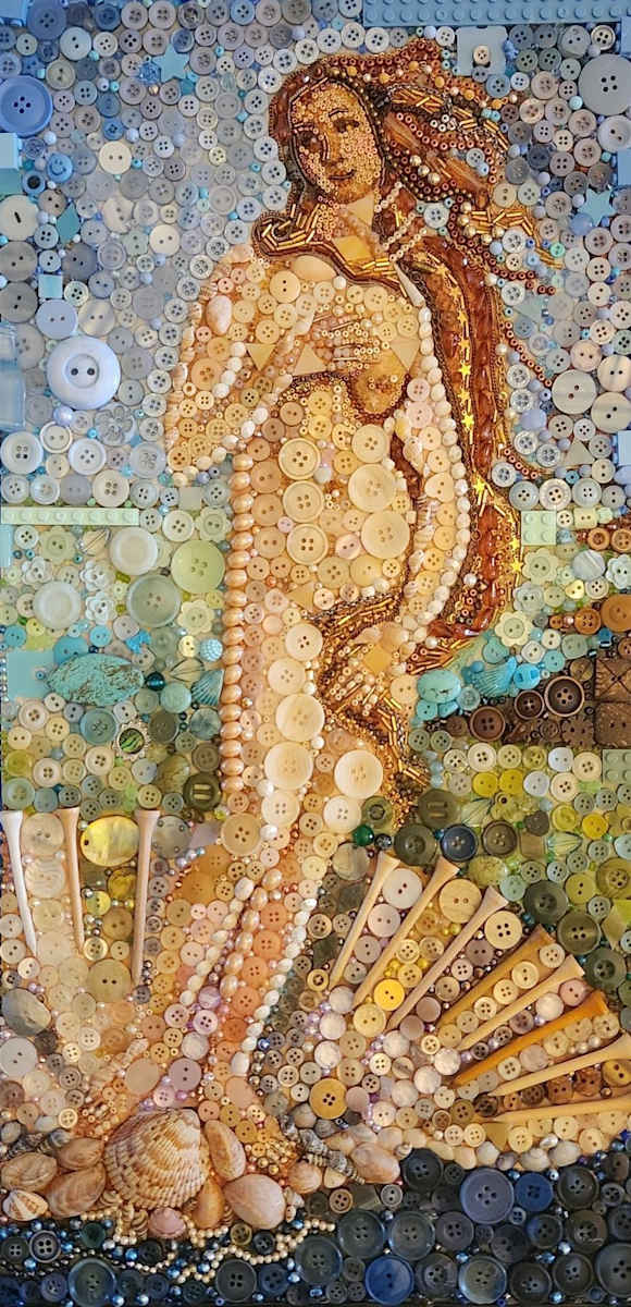 Ode to Botticelli's "The Birth of Venus" by Samantha Severson, Image 1.