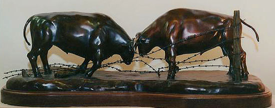 Fencing Bulls by Chris Budden, Image 2.