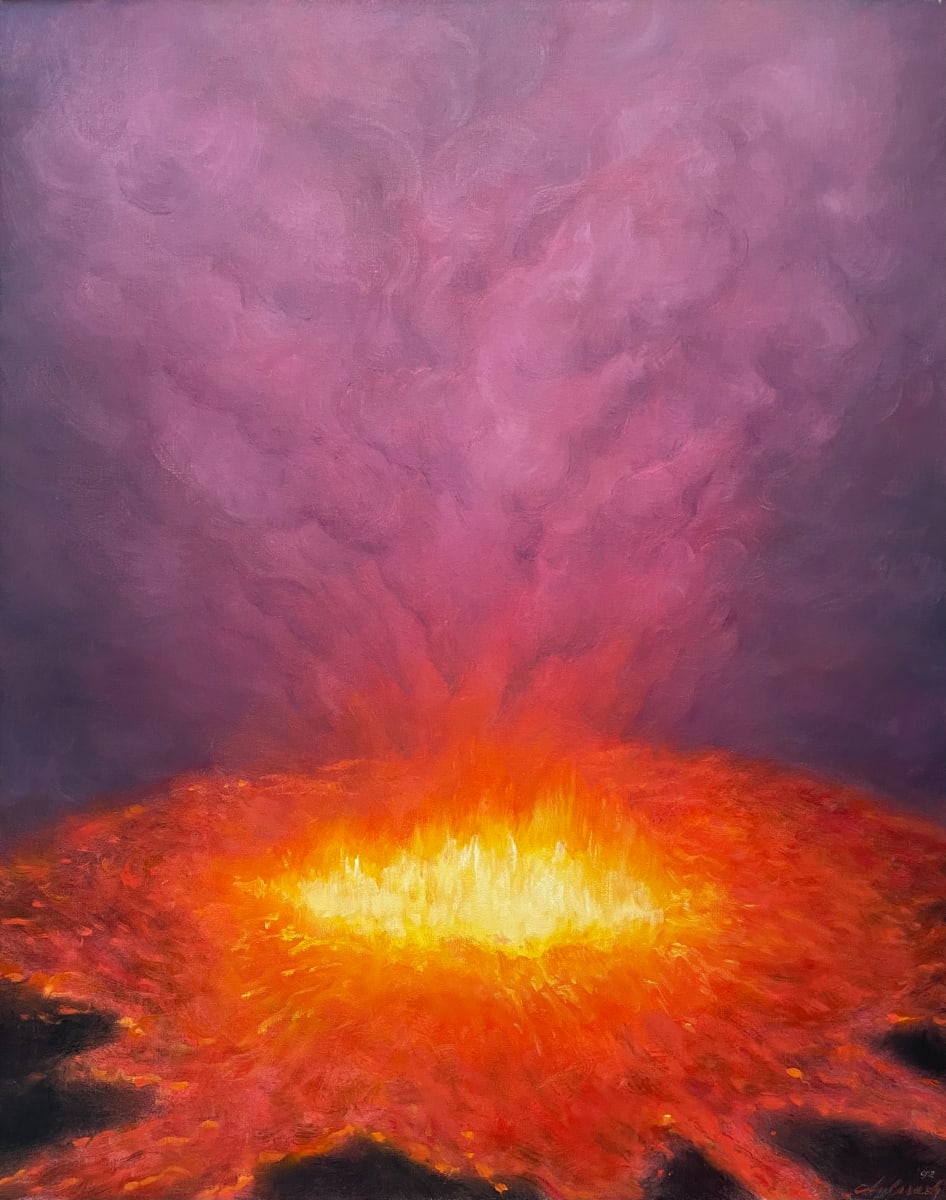 Lago Ardiente - Pool of Fire by Estate Rodolfo Abularach 