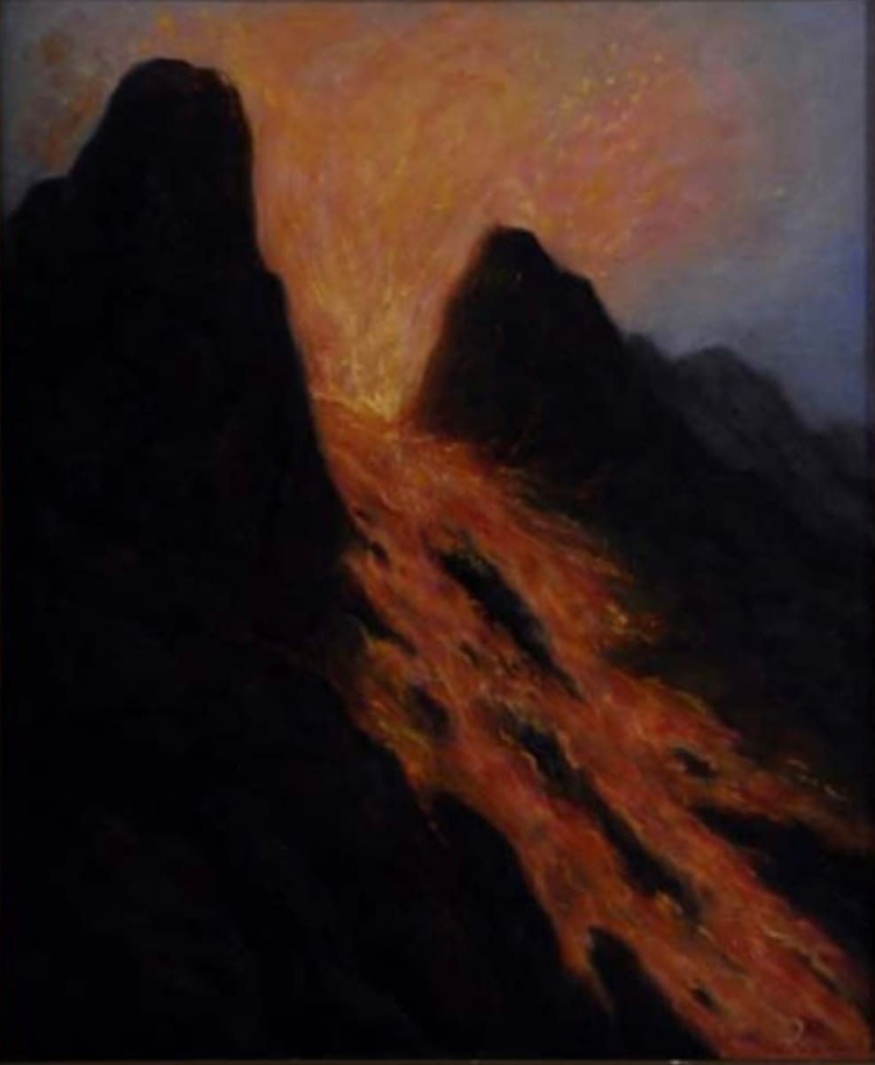 Volcán Herido by Estate Rodolfo Abularach 