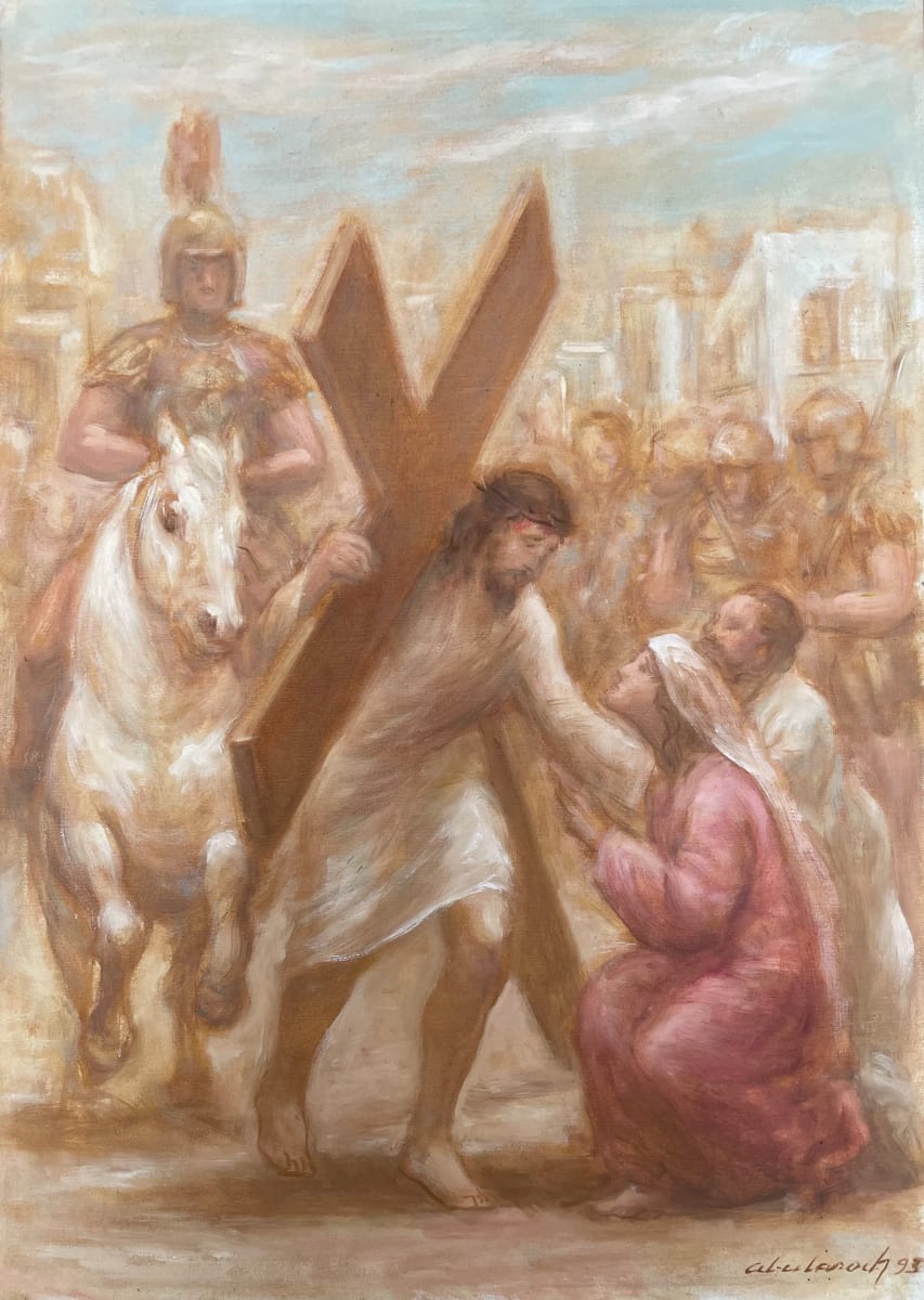 Nº30 Cristo Cargando La Cruz - Camino a Gólgota by Estate Rodolfo Abularach 