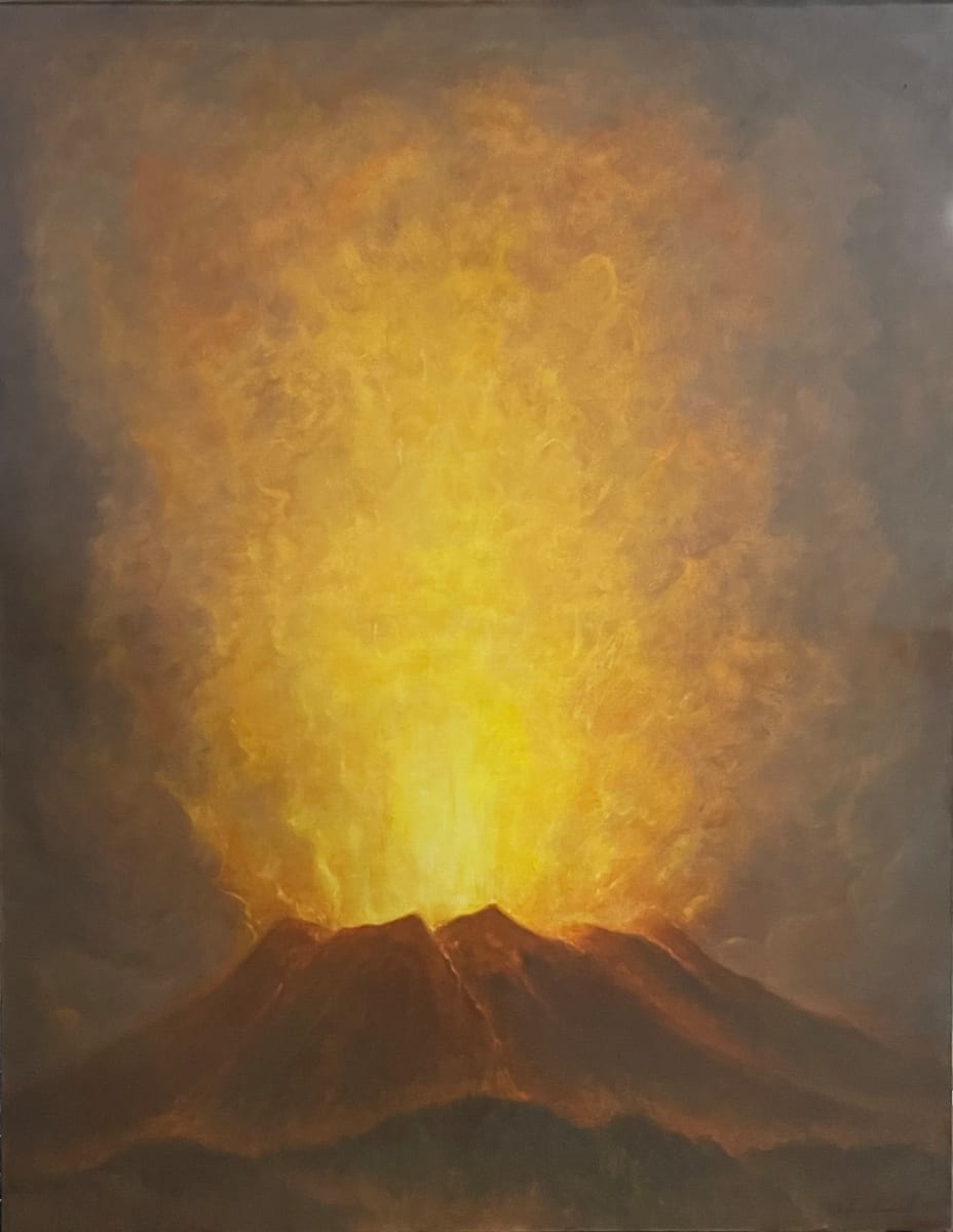 Erupcion (V Rojo) by Estate Rodolfo Abularach 