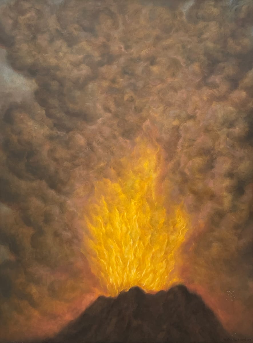 Erupción - Fuego Amarillo by Estate Rodolfo Abularach, Image 3.