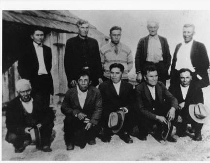 S'Klallam Executive Committee 1920 by Charlotte Watts 