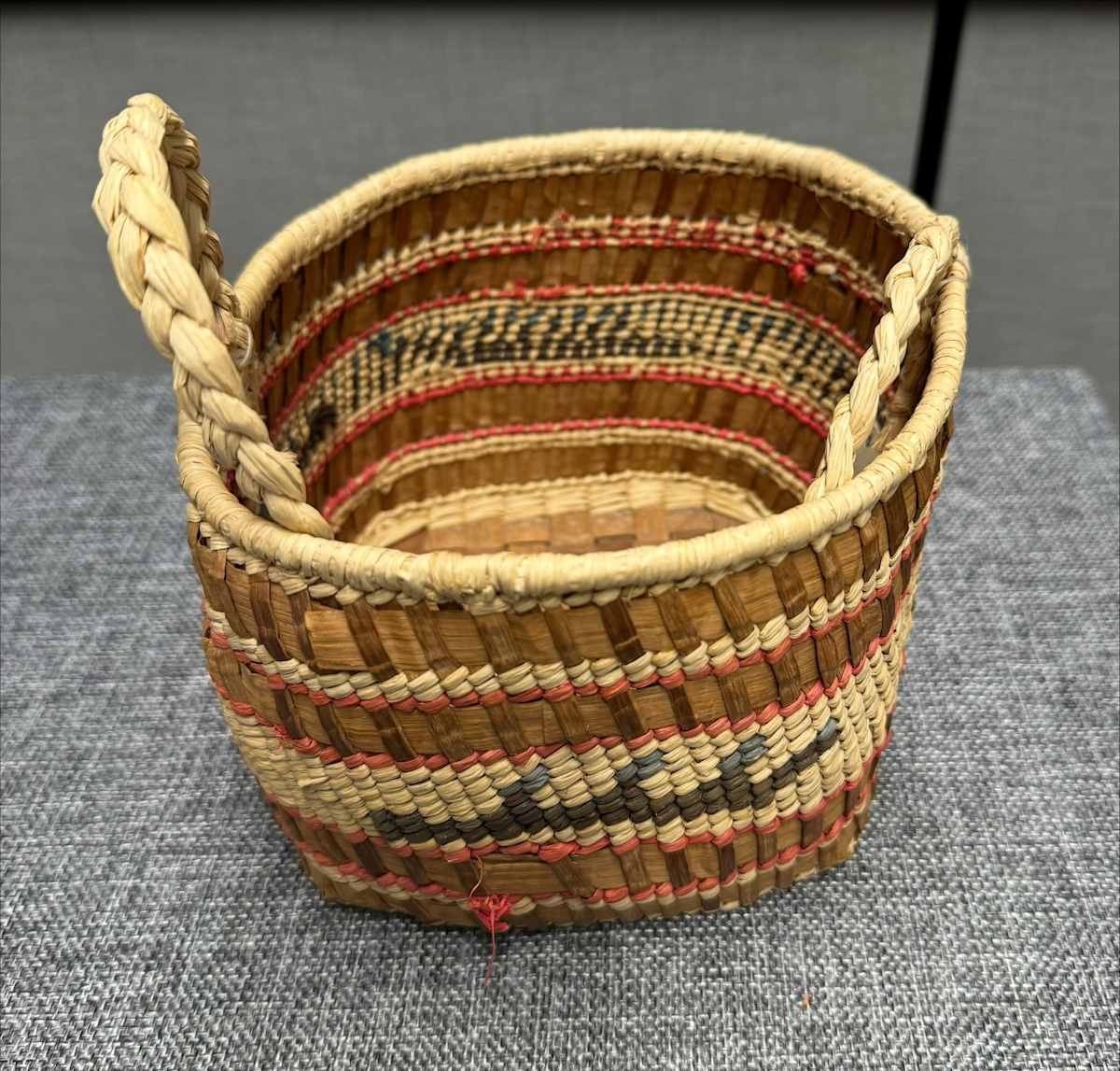 Handled Whaler Basket by Viola Riebe  Image: Today on Indigenous Peoples’ Day, we recognize the many contributions that Native American tribes have made toward our understanding of emergency preparedness. This video of Viola Riebe, elder of the Hoh Indian Tribe, talks about the Thunderbird and the whale and how this most respected story is related to tsunami awareness. "We're told in our language to run for high ground to get away from the ocean because it's dangerous," she says.