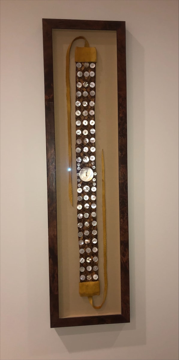 Cedar and Abalone Belt by Gifted  Image: Cedar and Abalone Belt