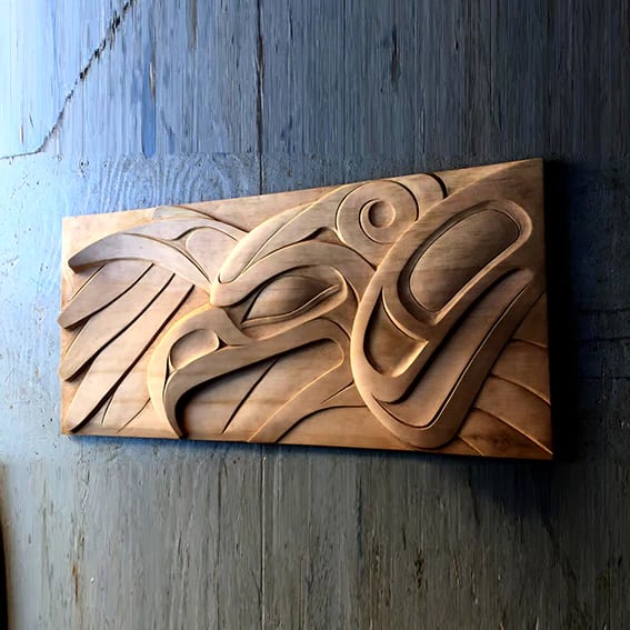 Thunderbird Cedar Panel by Alano Edzerza 