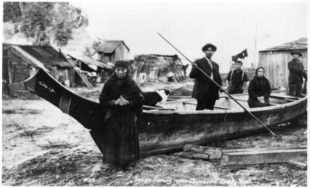 Hicks family at Chimacum Creek, WA by Charlotte Watts 