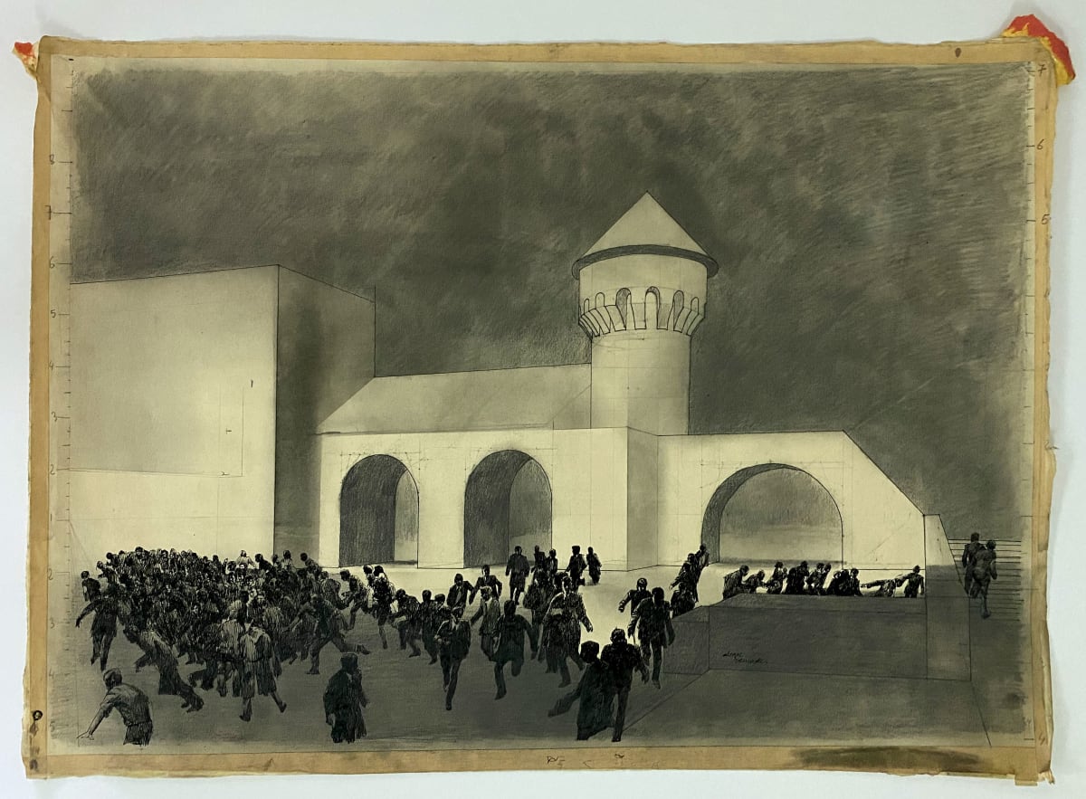 Greyscale Architectures / Drawing VIII 