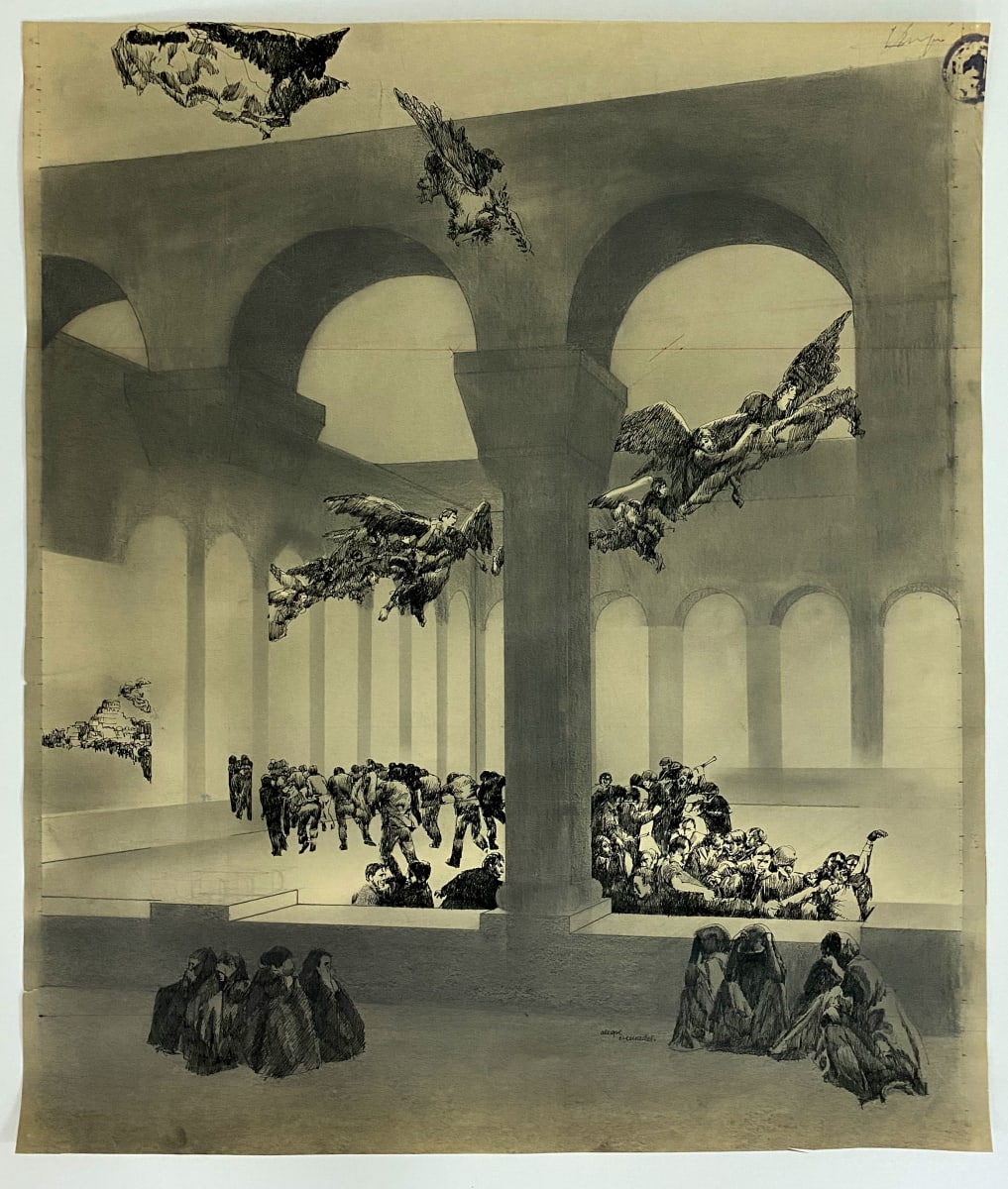 Greyscale Architectures / Drawing IX 