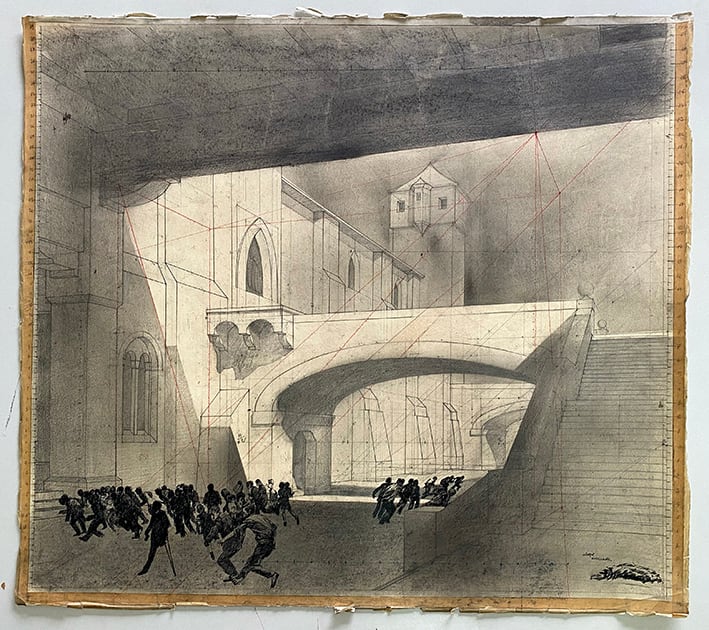 Greyscale Architectures / Drawing XVII 