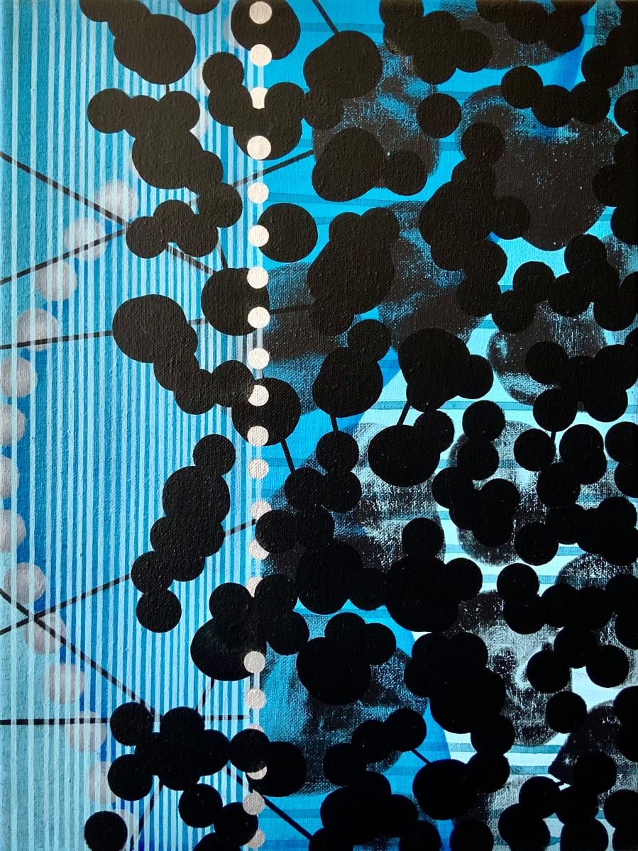 Blue Clusters 2 by Michelle Concepción, Image 1.