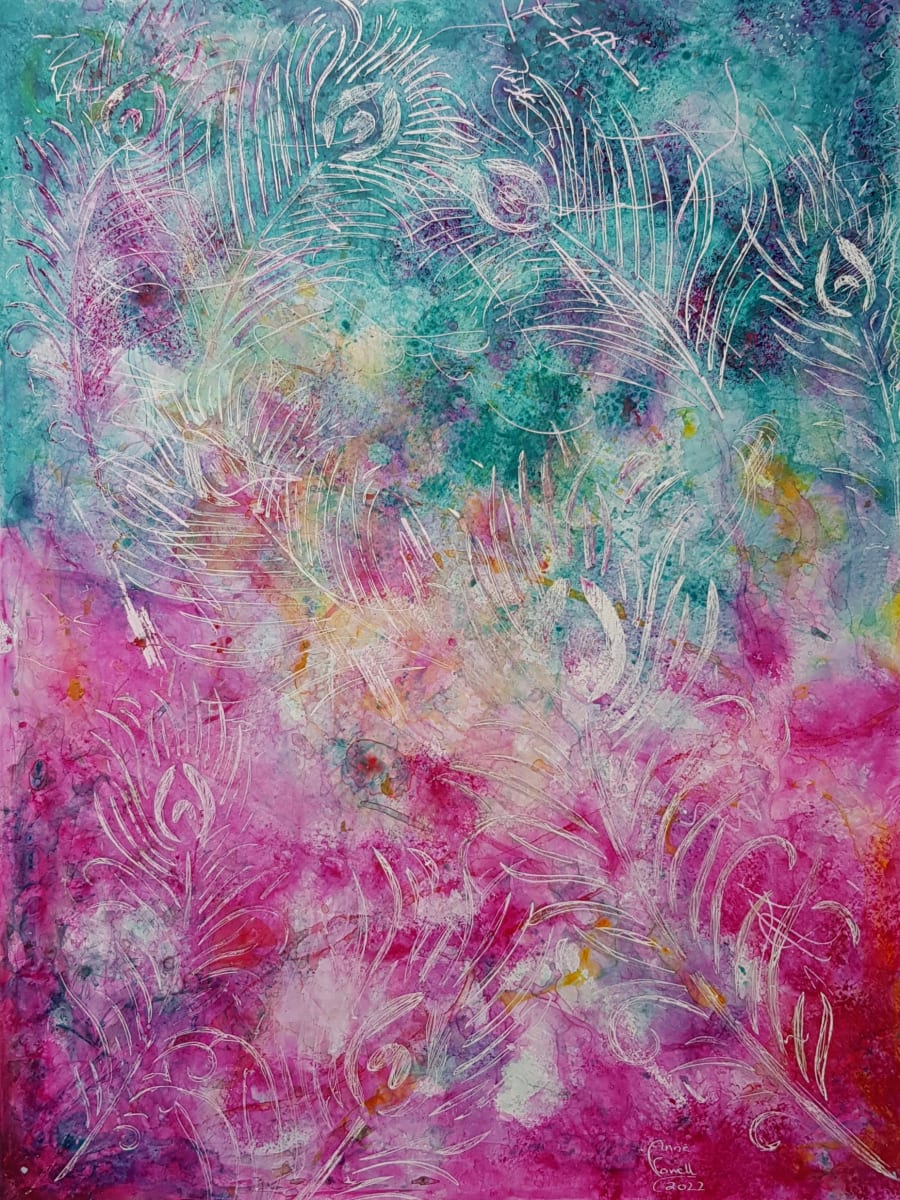 Abstract Feathers by Anne Cowell 