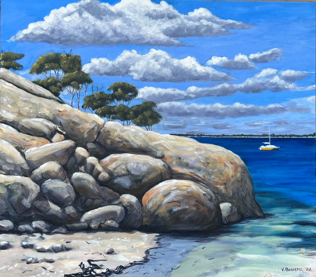 Snooks Landing by Vicki Bosisto  Image: A tranquil and sheltered setting to watch the ocean. 